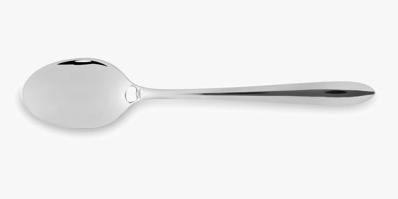 Colher de Mesa 200 mm Aço Inoxidável 18/10 Monobloco para Serviço