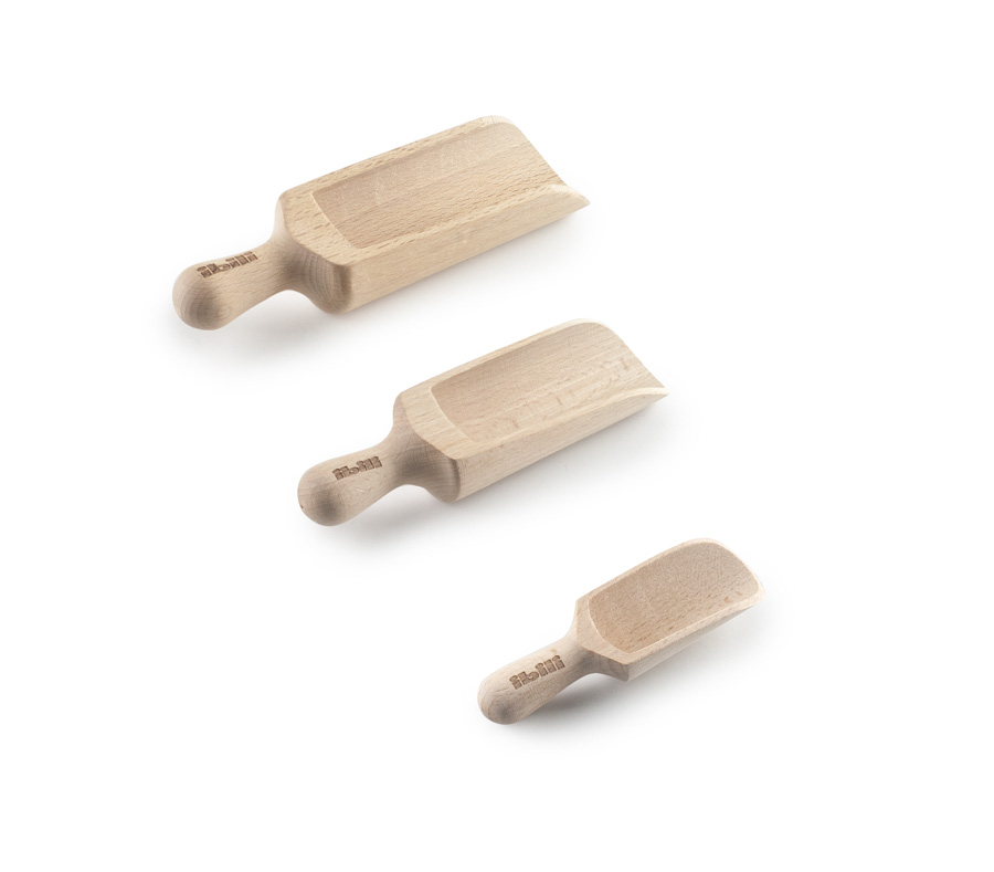Colher de Servir de Madeira de Faia 14 cm