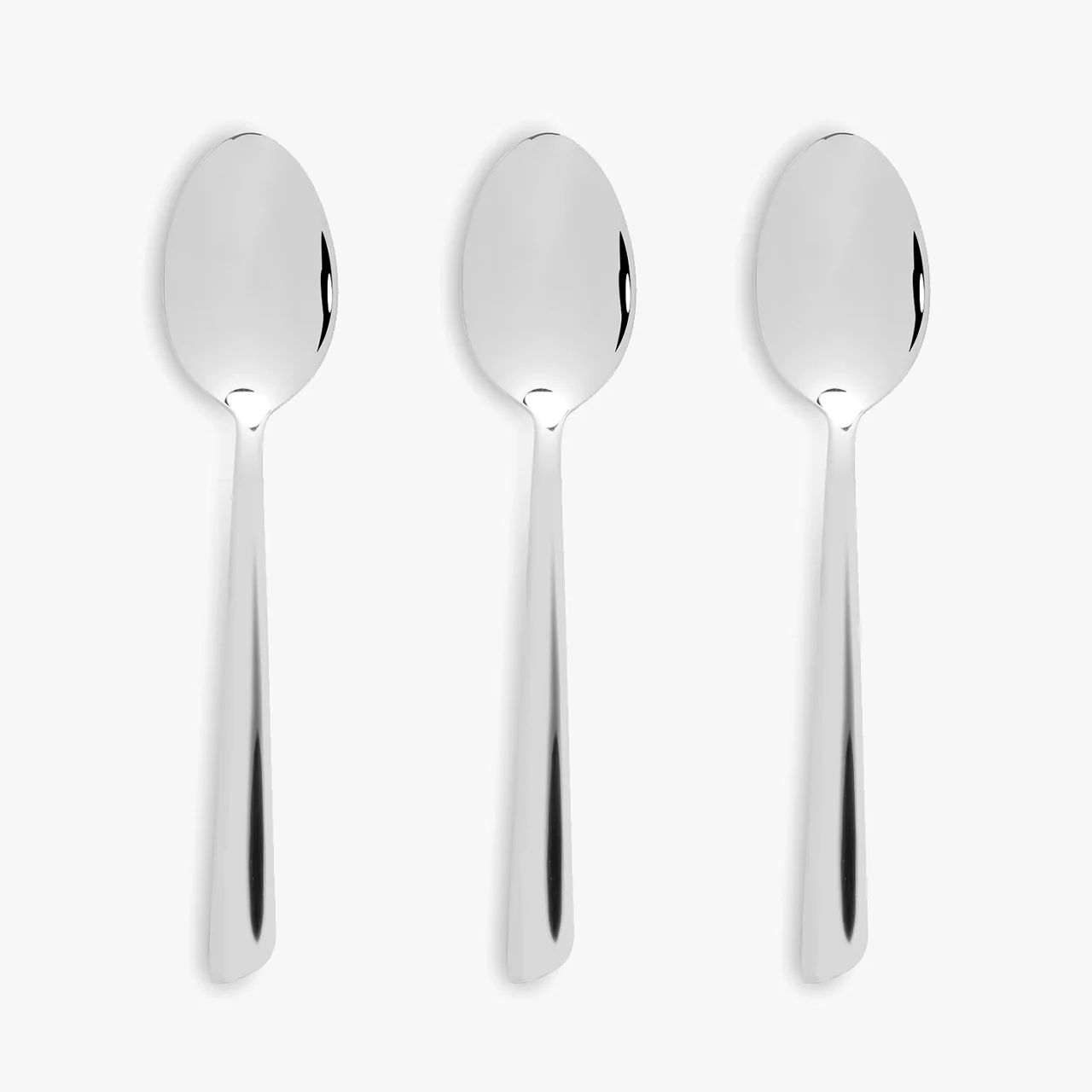 Colheres de Mesa Aço Inoxidável 18/10 Monobloco 180mm — Conjunto 3 Peças