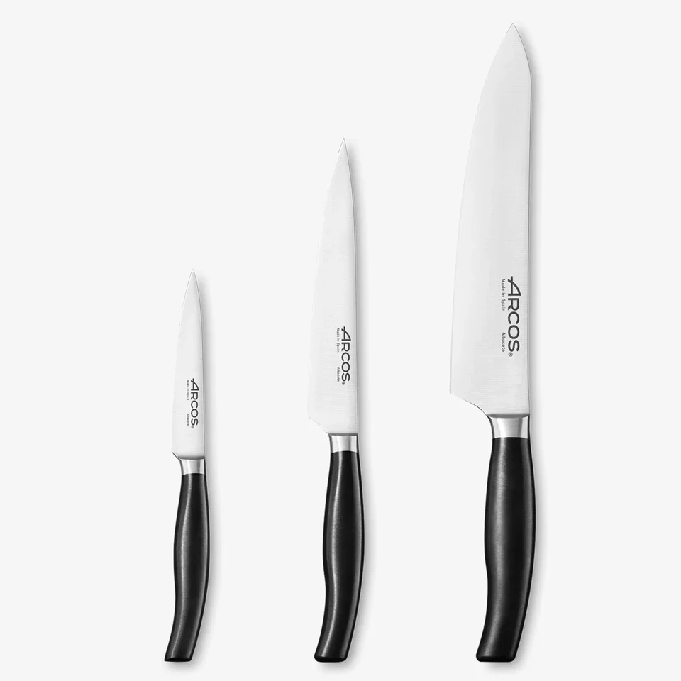 Conjunto de Facas de Cozinha Forjadas 3 Peças Aço Inoxidável Nitrum