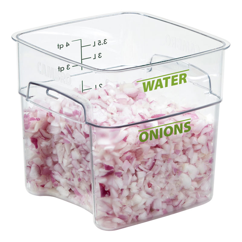 Contentor Quadrado PRO 3.8 L - 19.1x19.1x18.3 cm Transparente