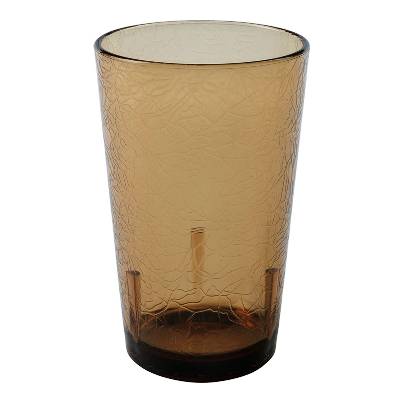 Copo de Bar em SAN Âmbar Claro 78mm Ø x 151mm Altura