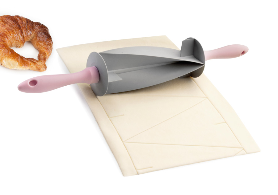 Cortador de Croissants em Plástico para Pastelaria Profissional