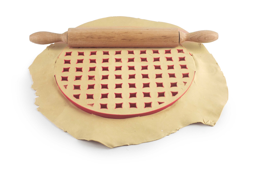 Cortador de Massa para Crostata Arabesco em Plástico