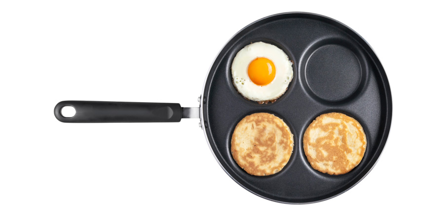 Crepeira Profissional 4 Cavidades Indução 10cm