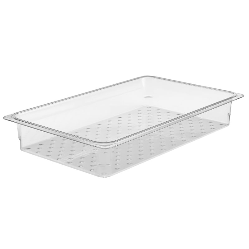 Cuba Coador GN 1/1 Policarbonato Transparente 530x325x76 mm