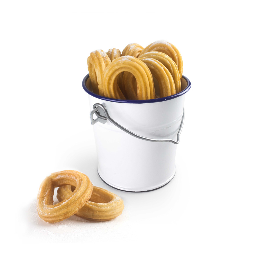 Cubo de Aço Esmaltado Vitrificado 11 cm para Cozinha Profissional