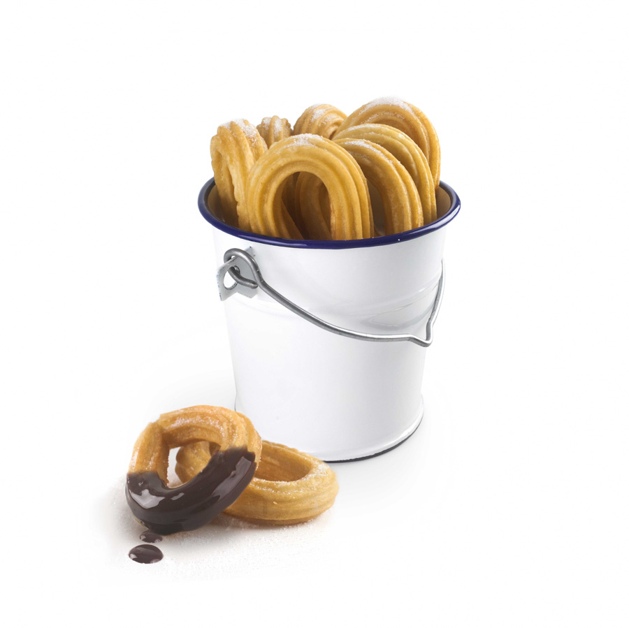 Cubo de Aço Esmaltado Vitrificado 11 cm para Cozinha Profissional