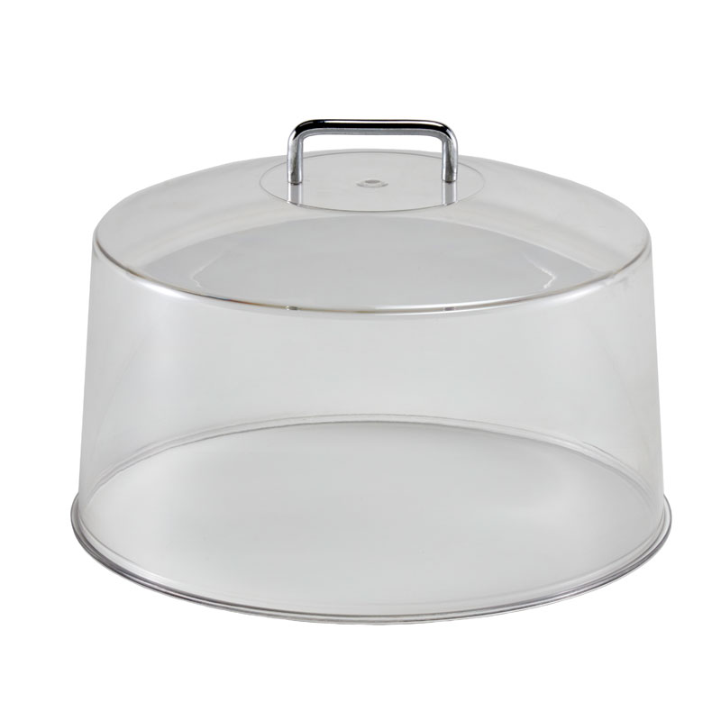 Cúpula Redonda para Buffet, Policarbonato, Ø 30.5 cm