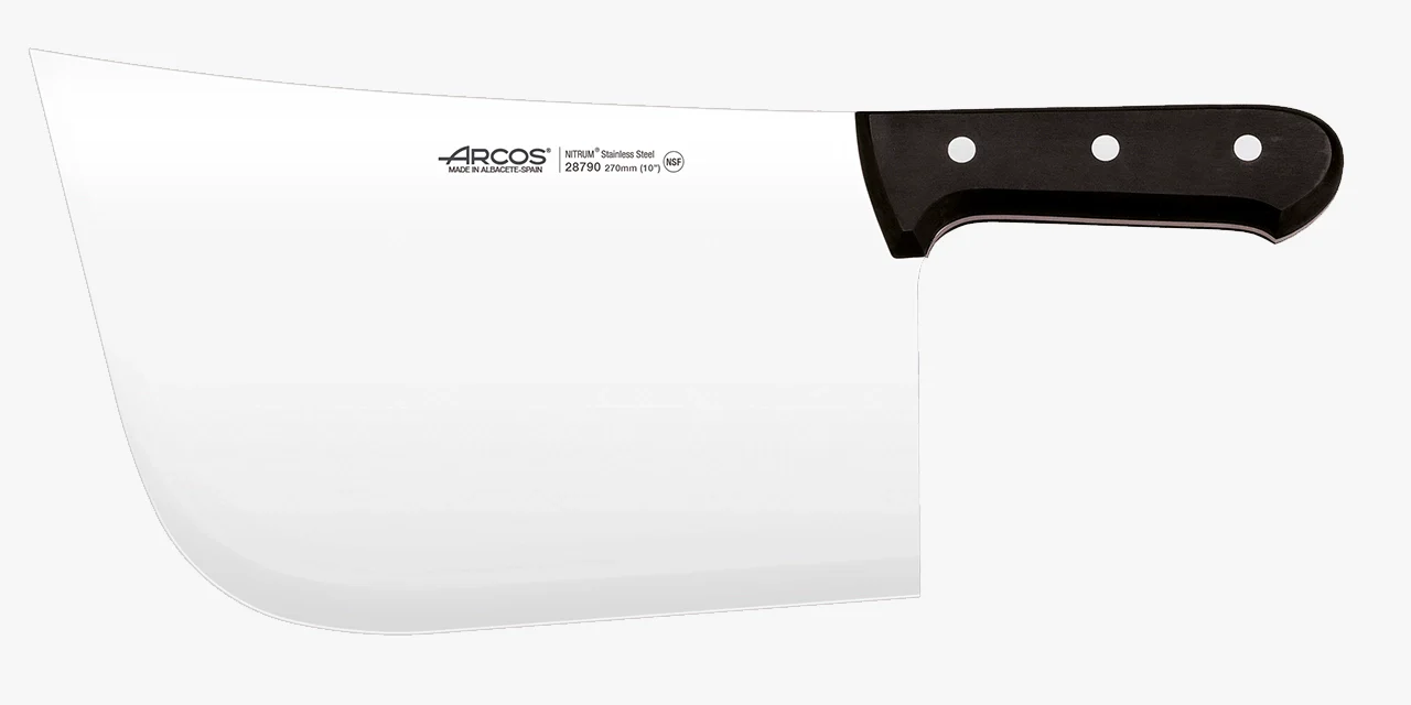 Cutelo de Talho Profissional Lâmina 250mm Aço NITRUM Cabo POM