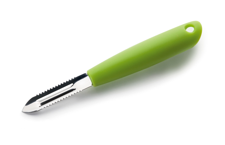 Descascador e Escamador Manual Plástico/Inox para Cozinha Profissional