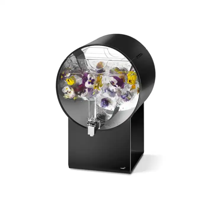Dispensador de Bebidas 11.4L com Infusor Acrílico Preto