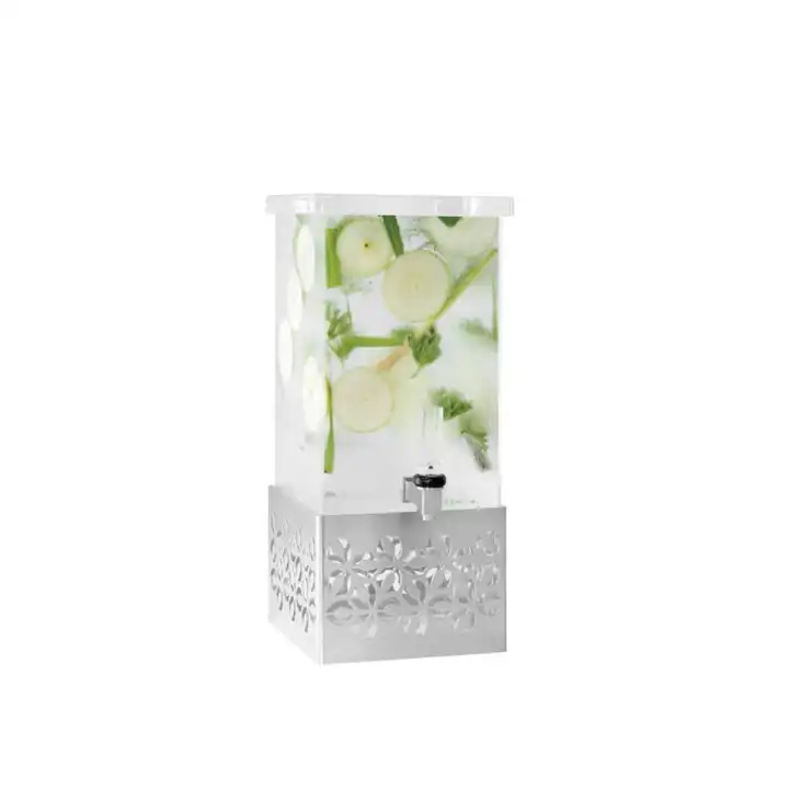 Dispensador Bebidas Retangular 3,8L – Aço Inox Acrílico