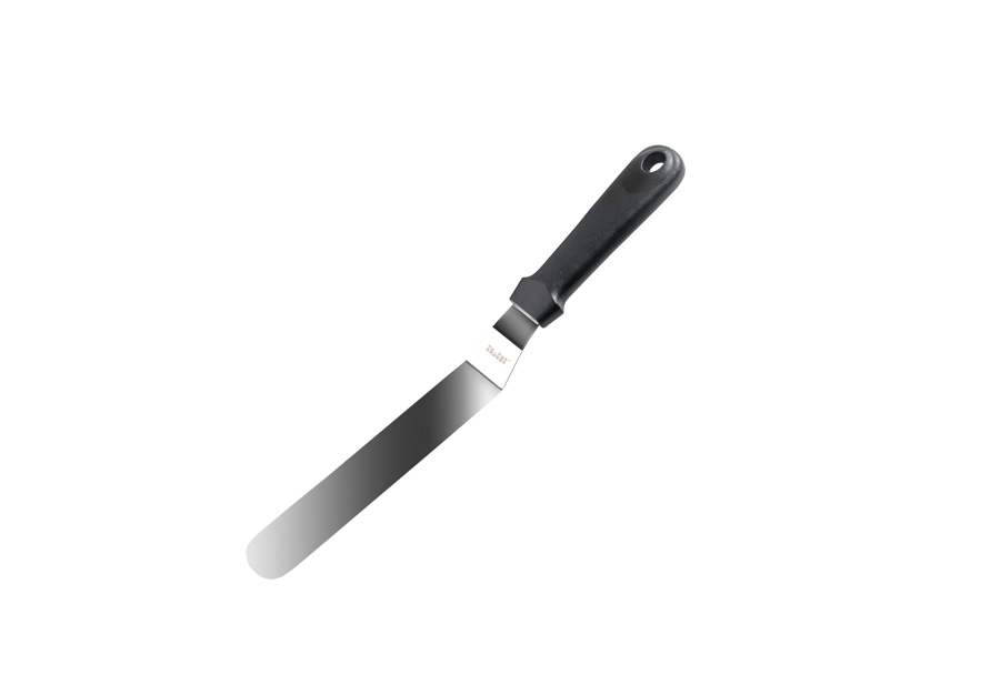 Espátula Angulada Inox 10 cm para Cozinha Profissional