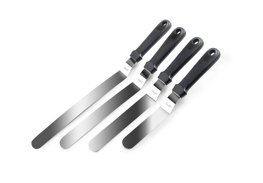Espátula Angulada Inox 10 cm para Cozinha Profissional