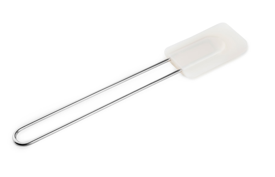 Espátula de Silicone com Cabo Inox 36 cm para Pastelaria