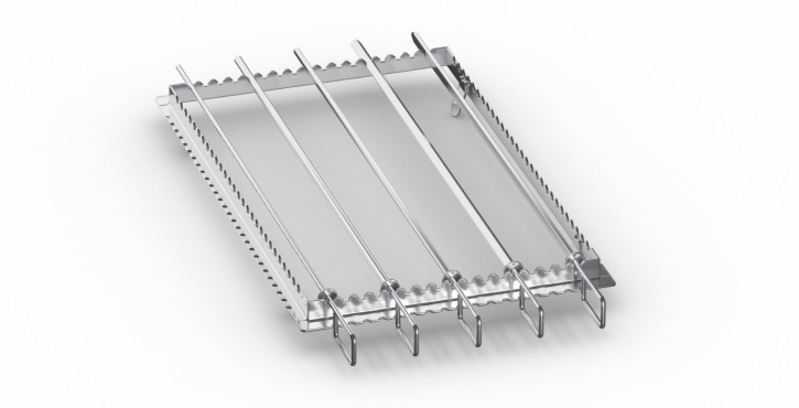 Espetos Quadrados 2/3 GN para Forno Profissional (5 Unidades)