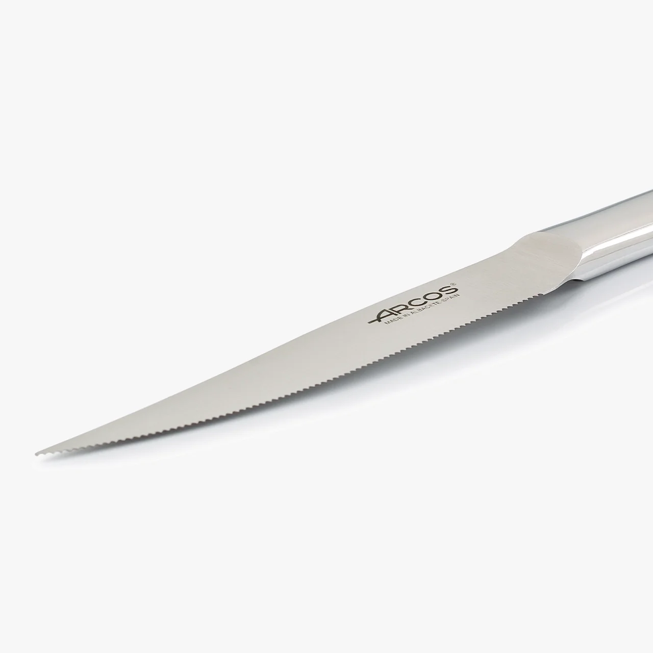 Faca de Bife Monobloco Aço Inoxidável 110 mm - Pack 4 Unidades