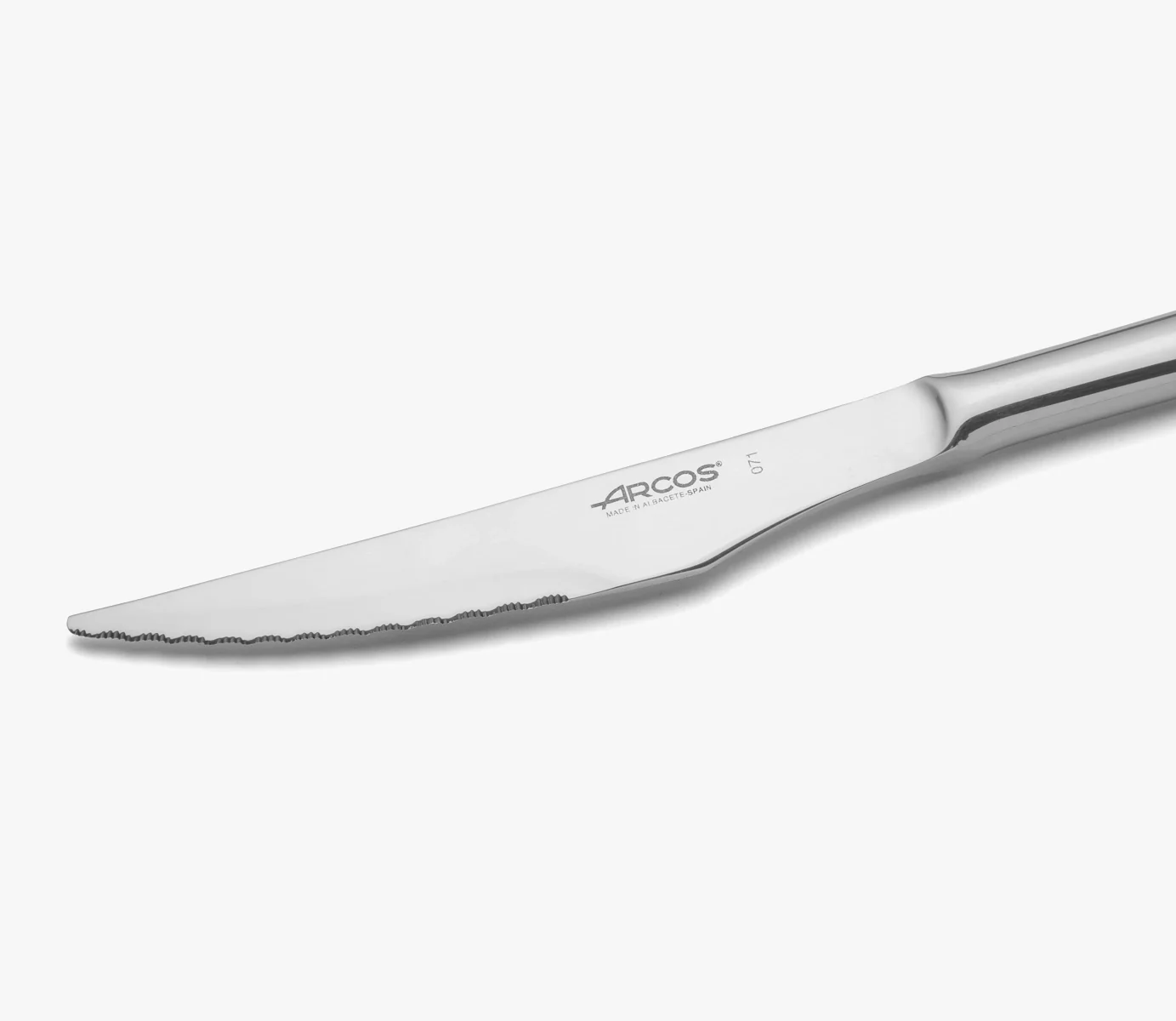 Faca de Carne Aço Inoxidável Monobloco 110 mm Lâmina Resistente