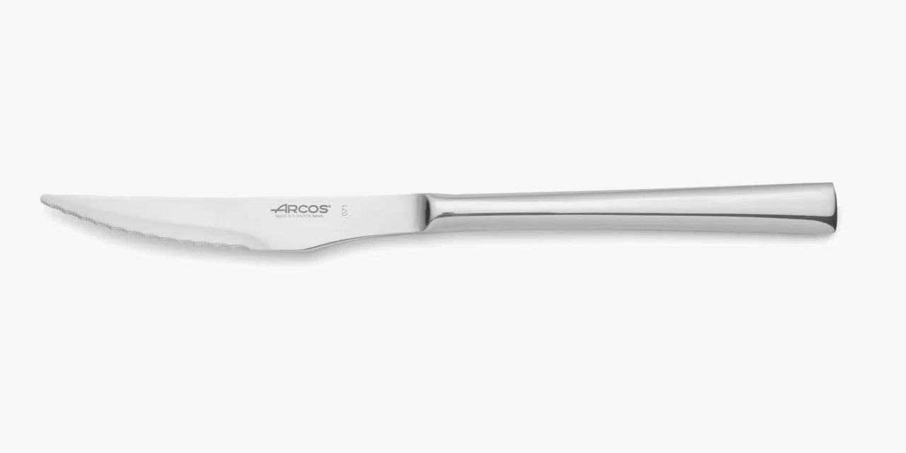 Faca de Carne Aço Inoxidável Monobloco 110 mm Lâmina Resistente
