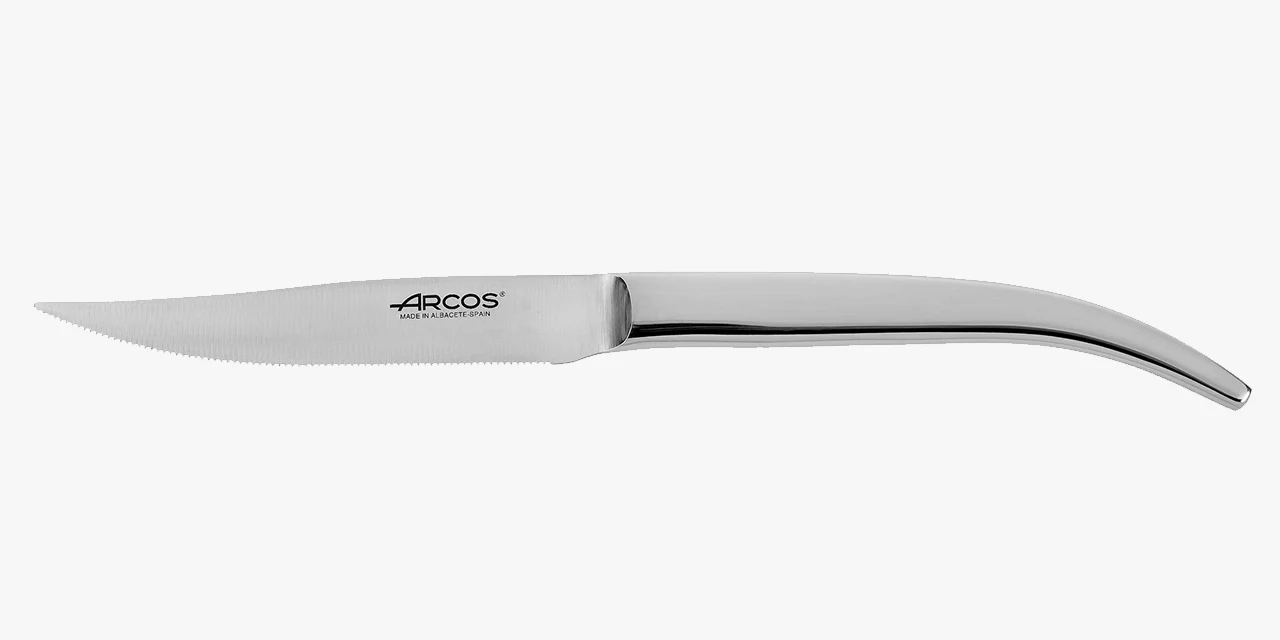 Faca de Carne Monobloco Aço Inoxidável 110 mm Filo Serrilhado