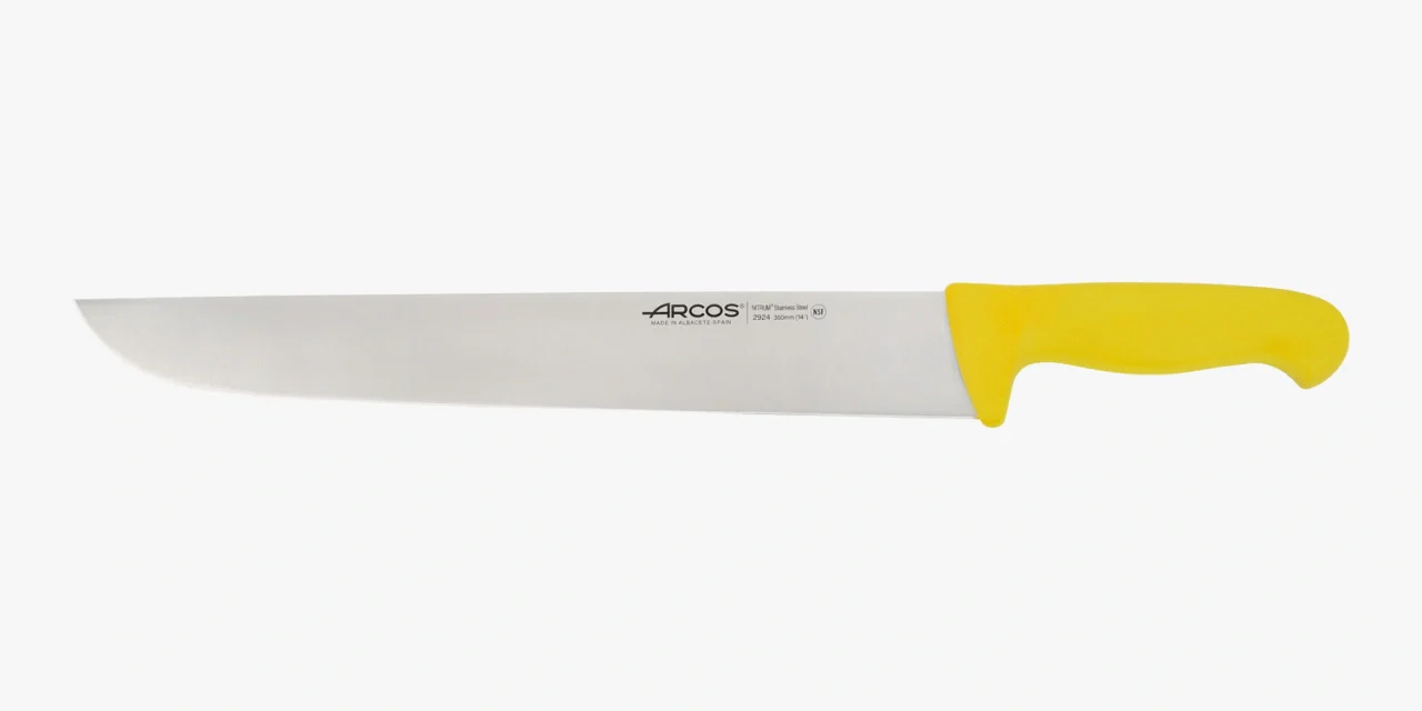 Faca de Chef 350mm Lâmina Aço Inoxidável NITRUM Cabo Polipropileno
