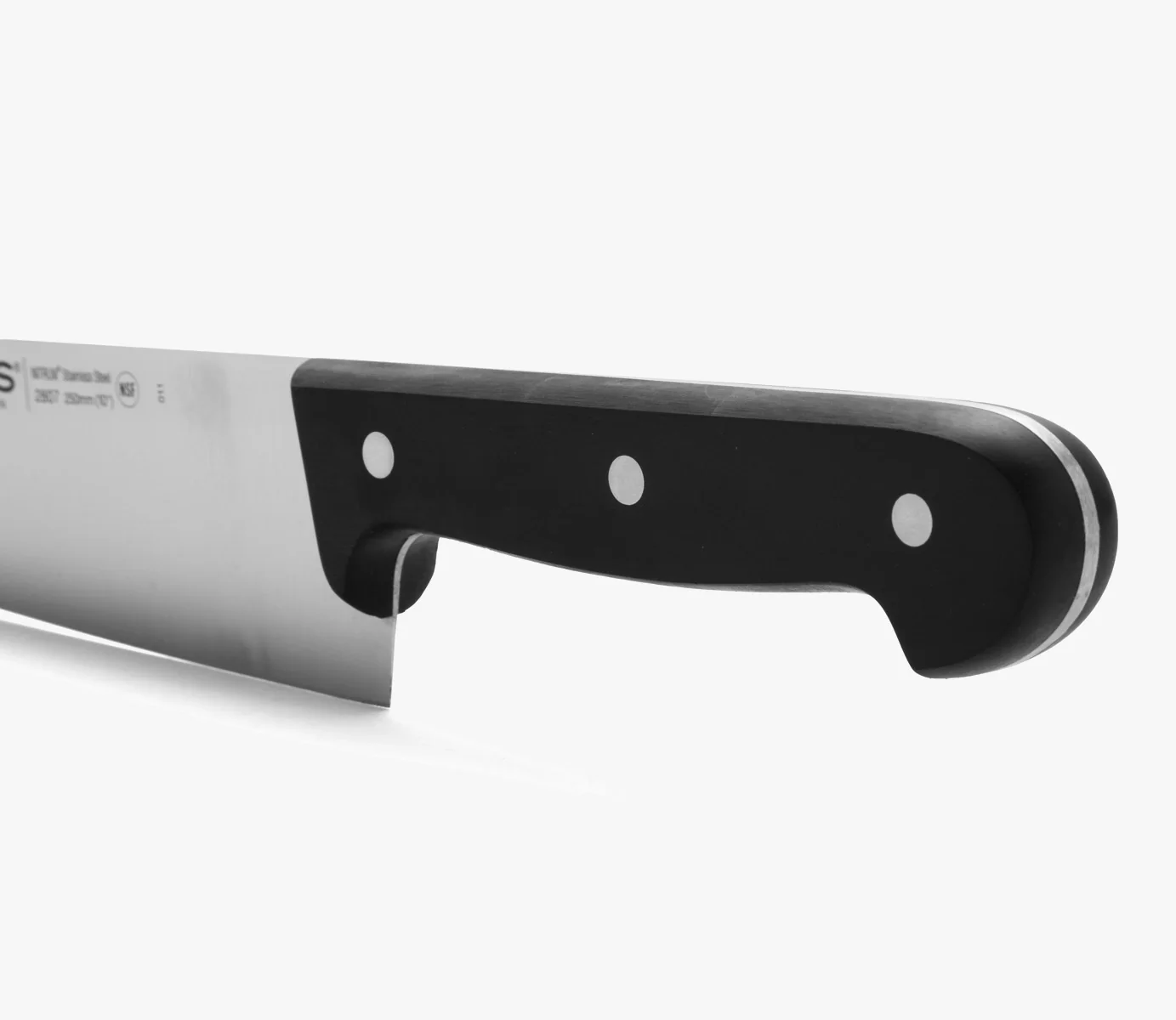 Faca de Chef 250 mm – Lâmina Inox NITRUM, Cabo POM Preto