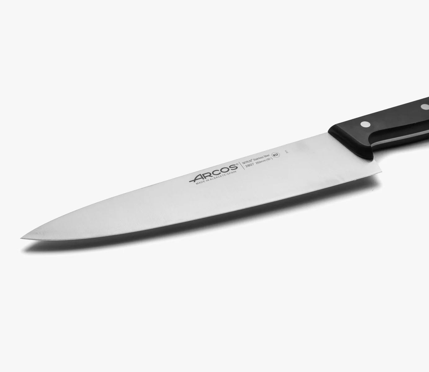 Faca de Chef 250 mm – Lâmina Inox NITRUM, Cabo POM Preto
