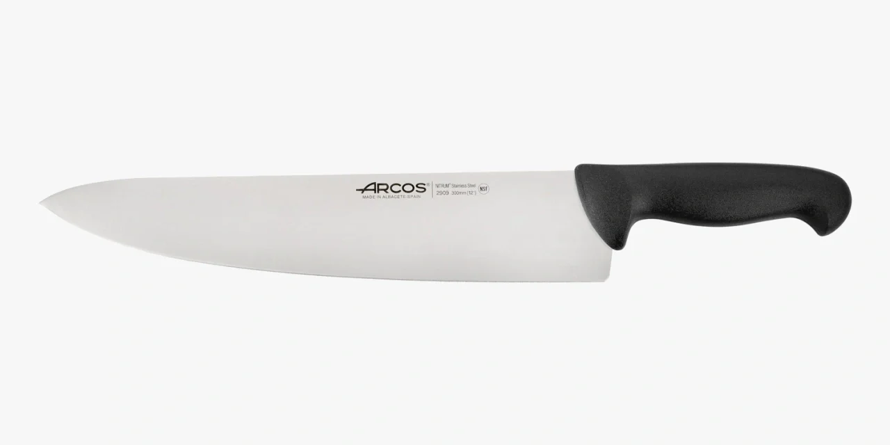 Faca de Chef Larga 300mm Aço NITRUM Cabo Polipropileno