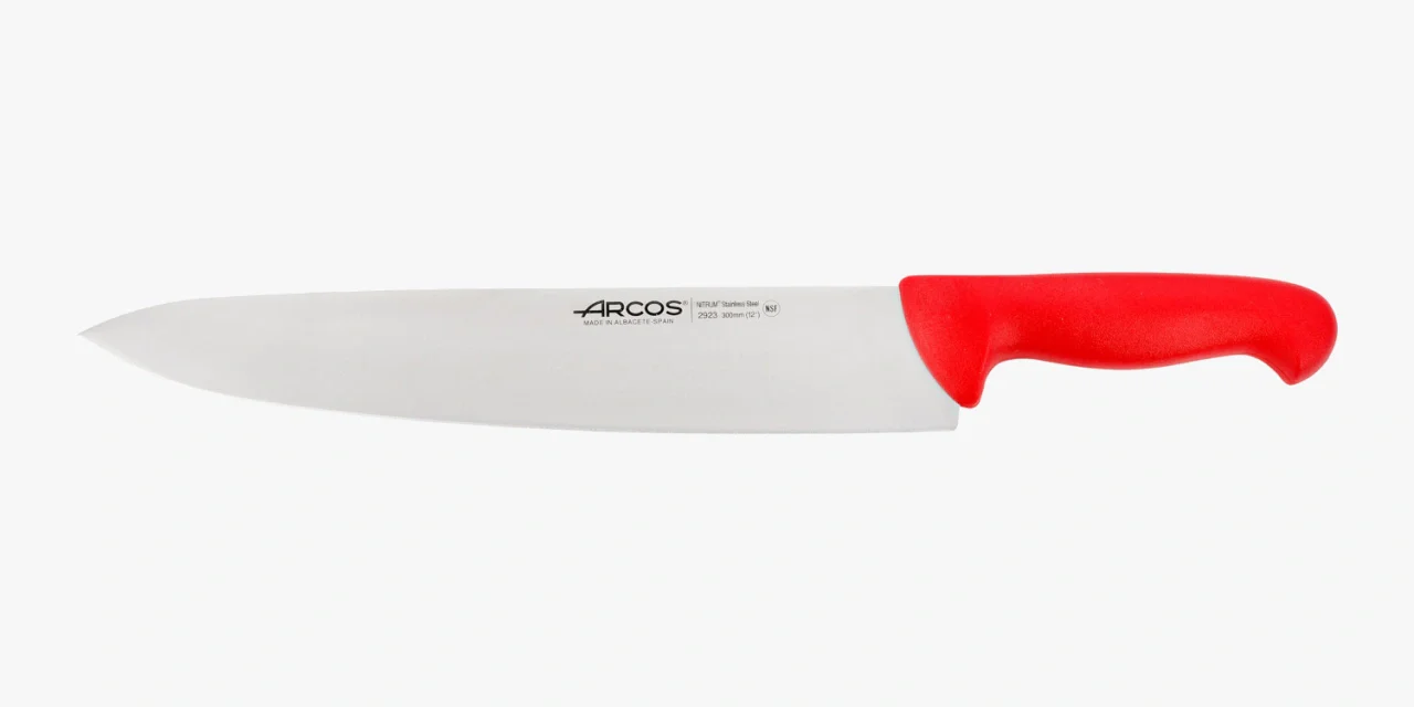 Faca de Chef Profissional 300mm Lâmina Aço Inoxidável NITRUM