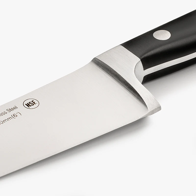Faca de Chef Profissional 160 mm, Lâmina NITRUM, Cabo Ergonómico POM