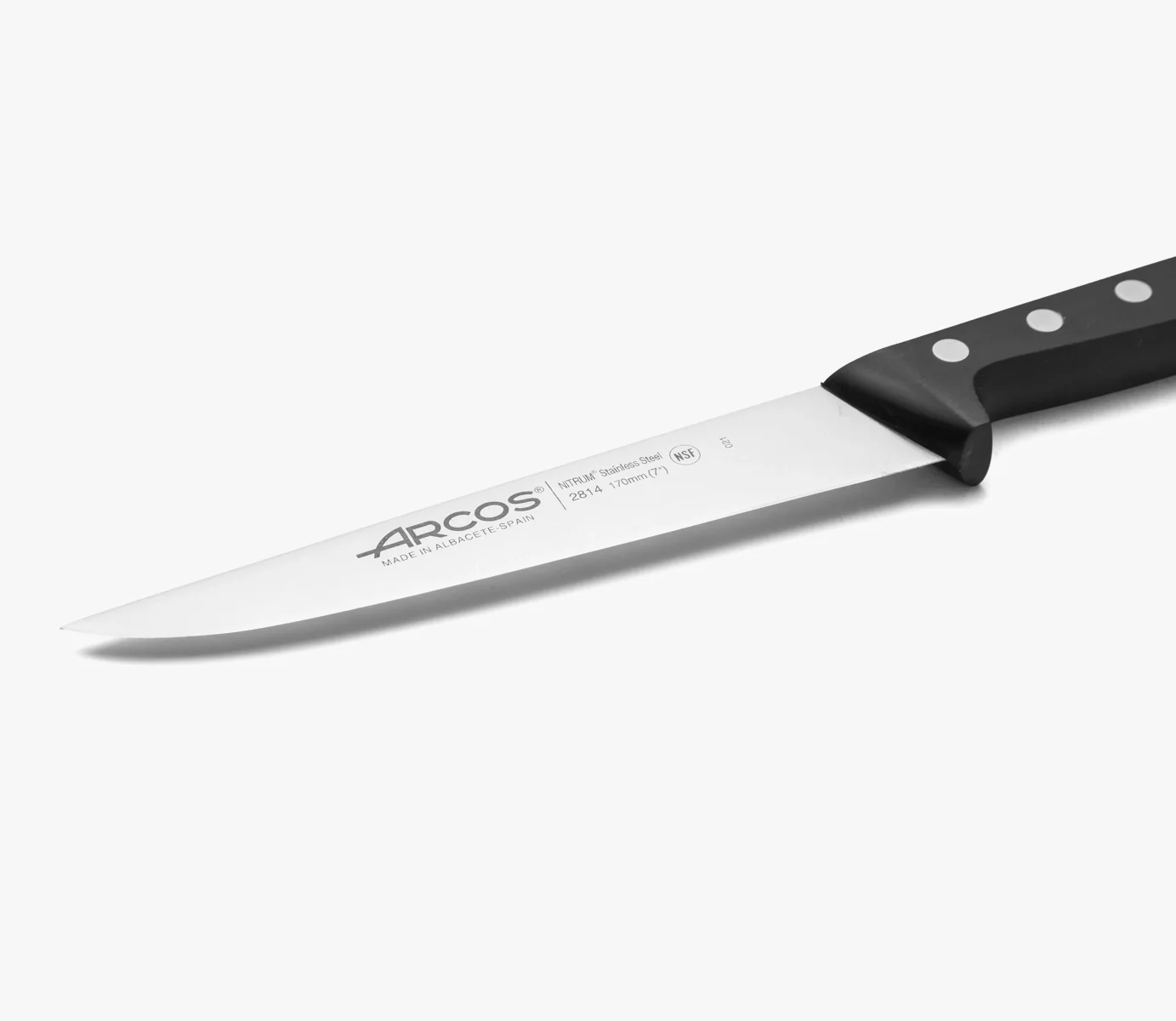 Faca de Cozinha 180mm Aço Nitrum Cabo POM – Uso Profissional