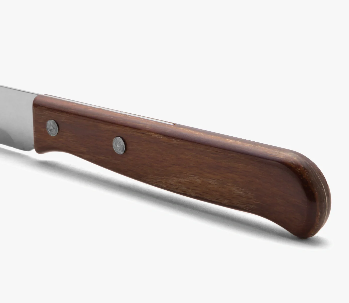 Faca de Cozinha Profissional 155 mm Lâmina Aço Inoxidável Cabo Madeira
