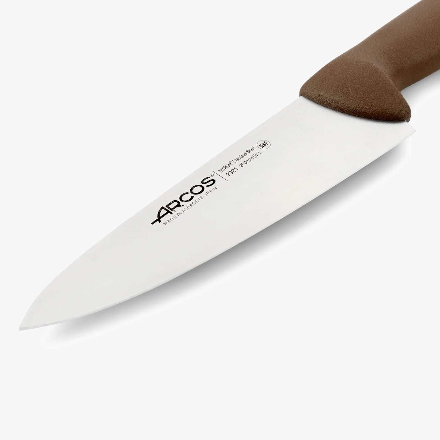 Faca de Cozinheiro Lâmina 200 mm Aço Inoxidável NITRUM Cabo Vermelho