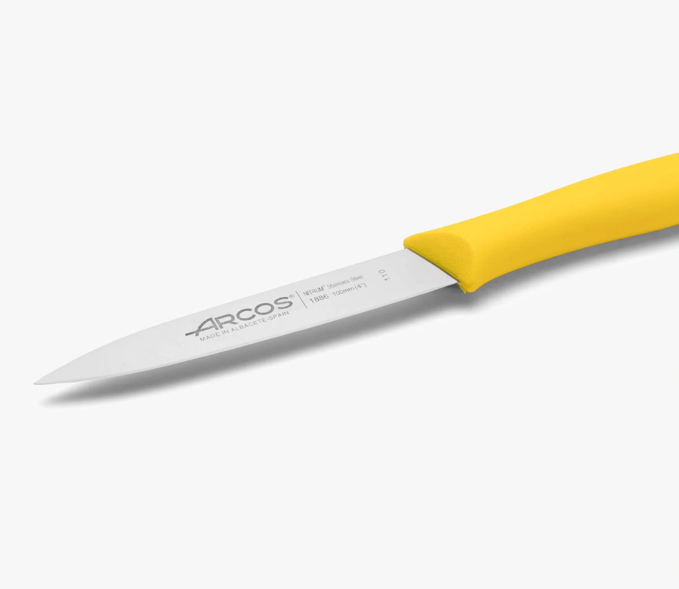 Faca de Descascar 100 mm Aço Inoxidável NITRUM para Frutas e Legumes