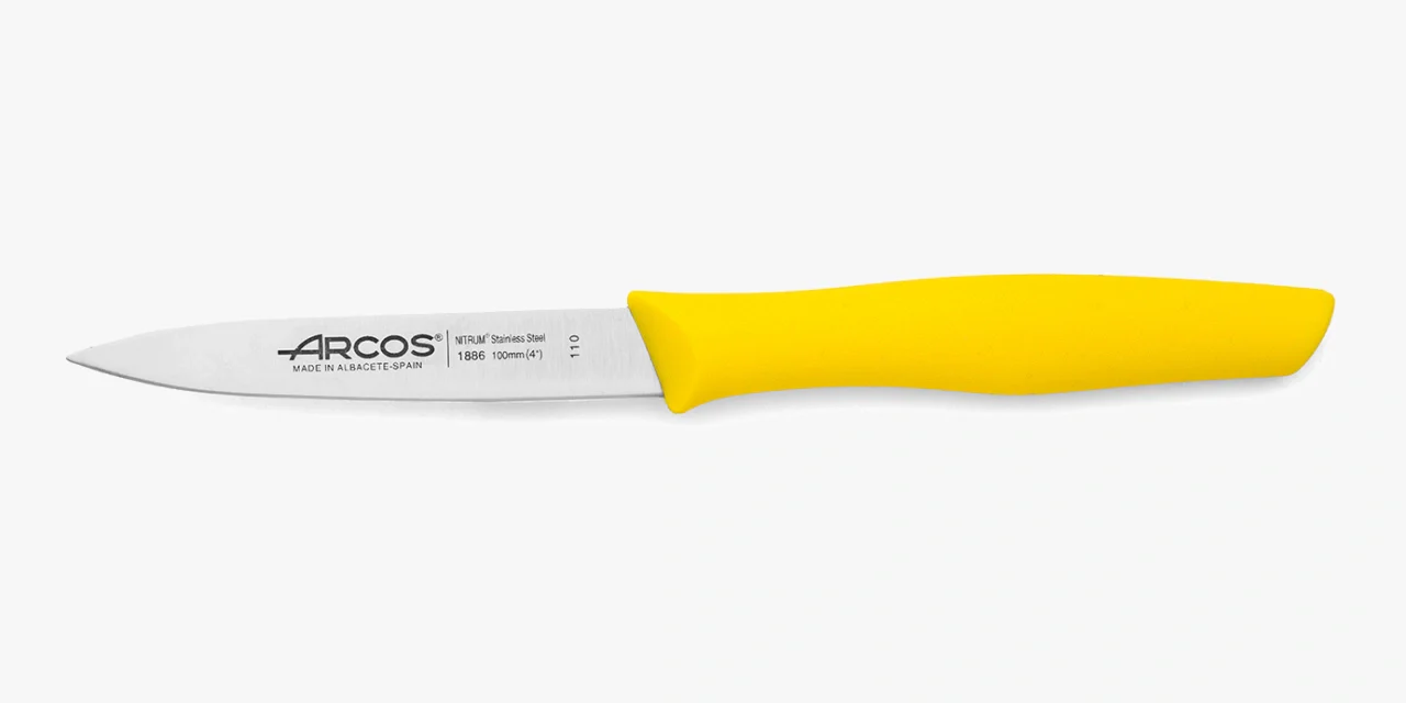 Faca de Descascar 100 mm Aço Inoxidável NITRUM para Frutas e Legumes