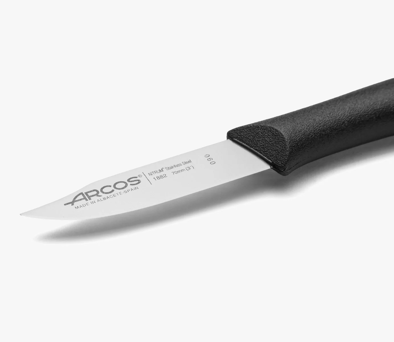 Faca de Descascar Lâmina 70 mm Aço Inoxidável Nitrum Cabo Polipropileno