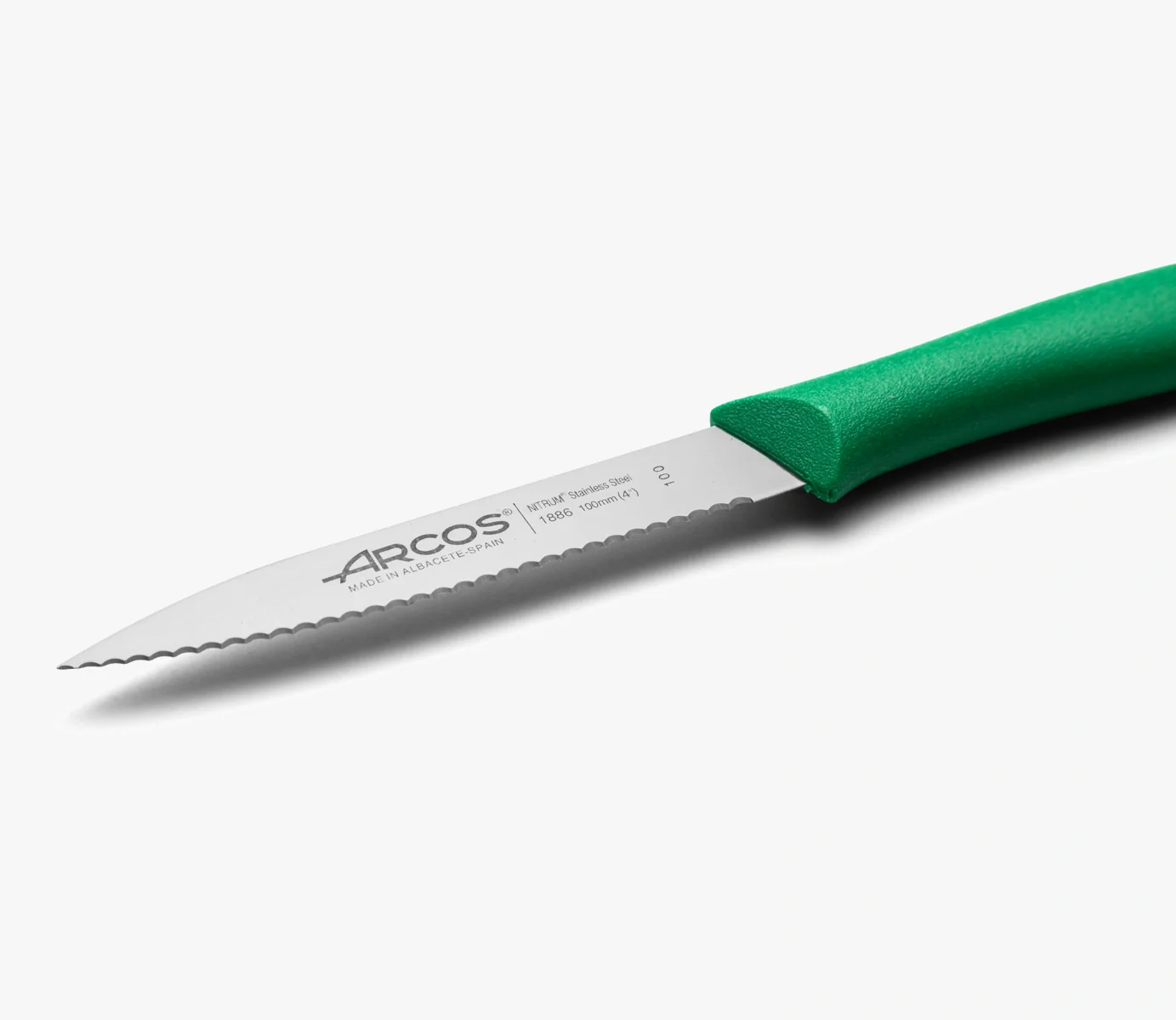 Faca de Descascar Serrilhada 100 mm Aço Inoxidável para Fruta e Legumes