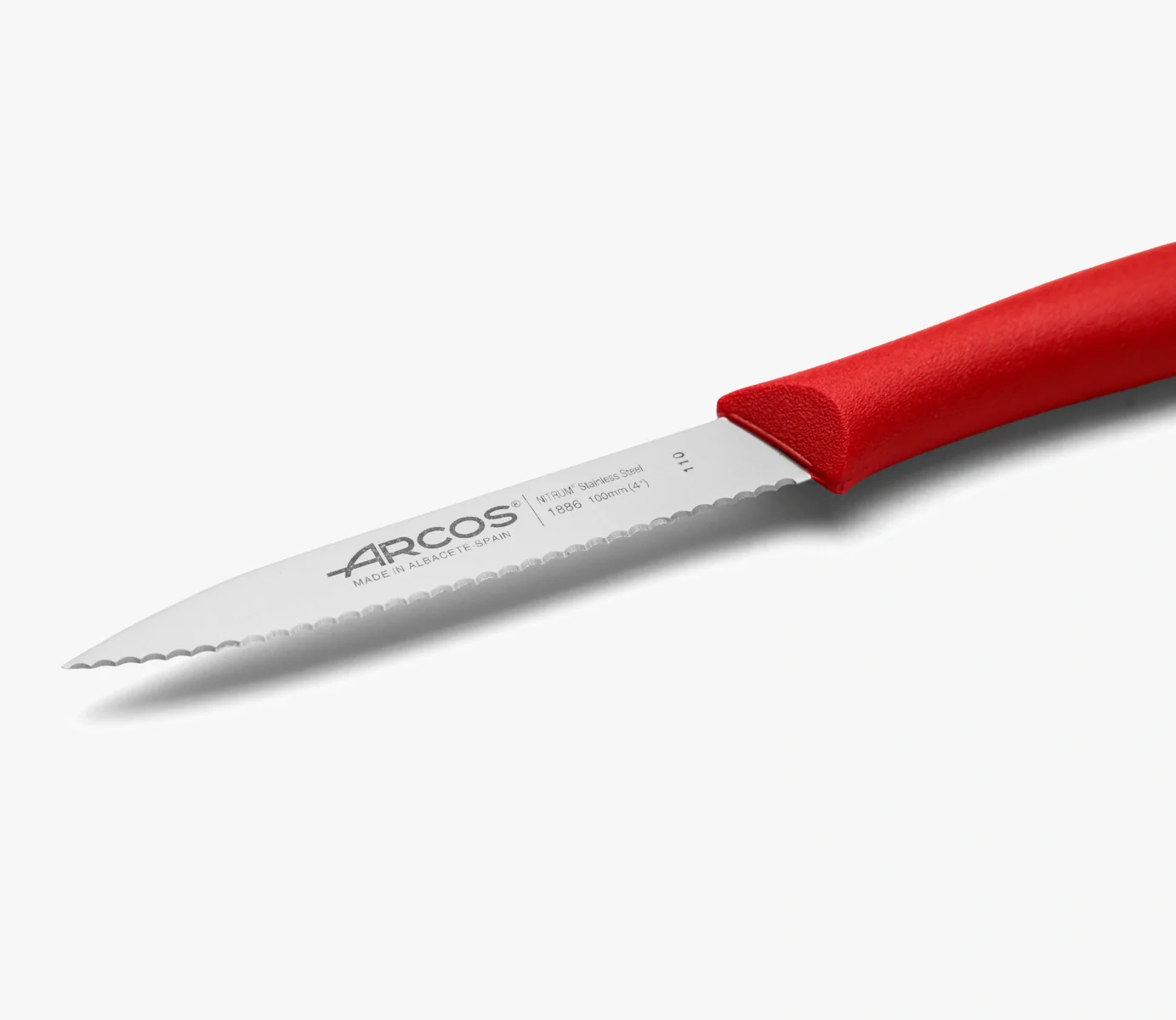 Faca de Descascar Serrilhada 100 mm para Cozinha Profissional