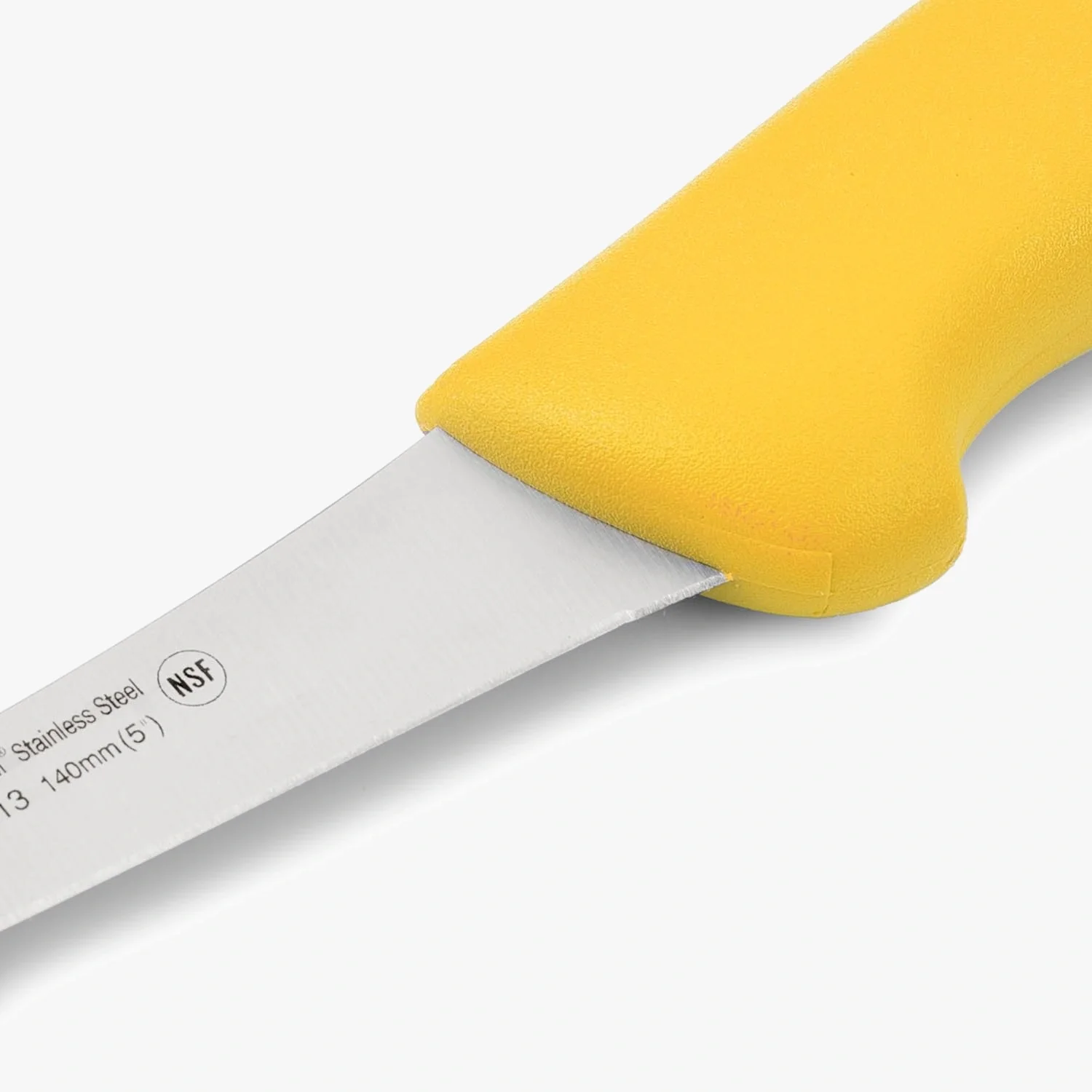 Faca Desossar 140 mm Lâmina Aço Inoxidável Cabo Polipropileno Amarelo