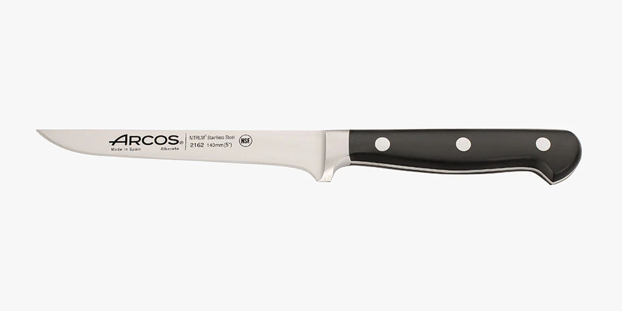 Faca de Desossar Profissional 140 mm, Lâmina Forjada Aço NITRUM