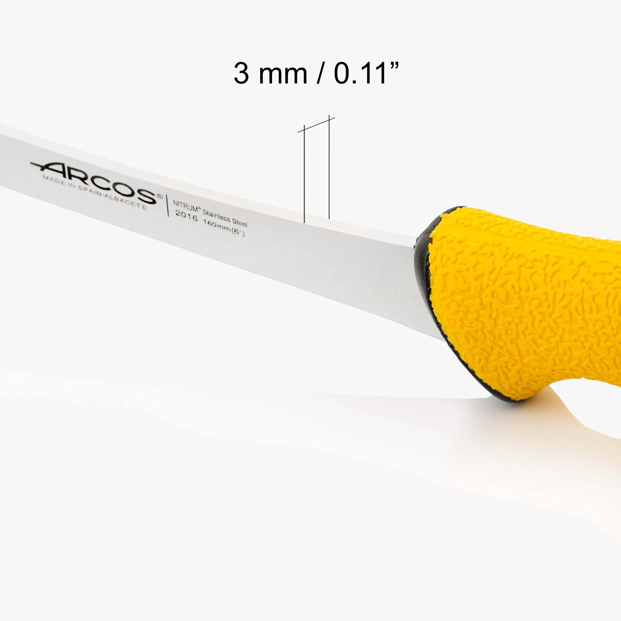 Faca Desossar Rígida 160 mm para Cozinha Profissional