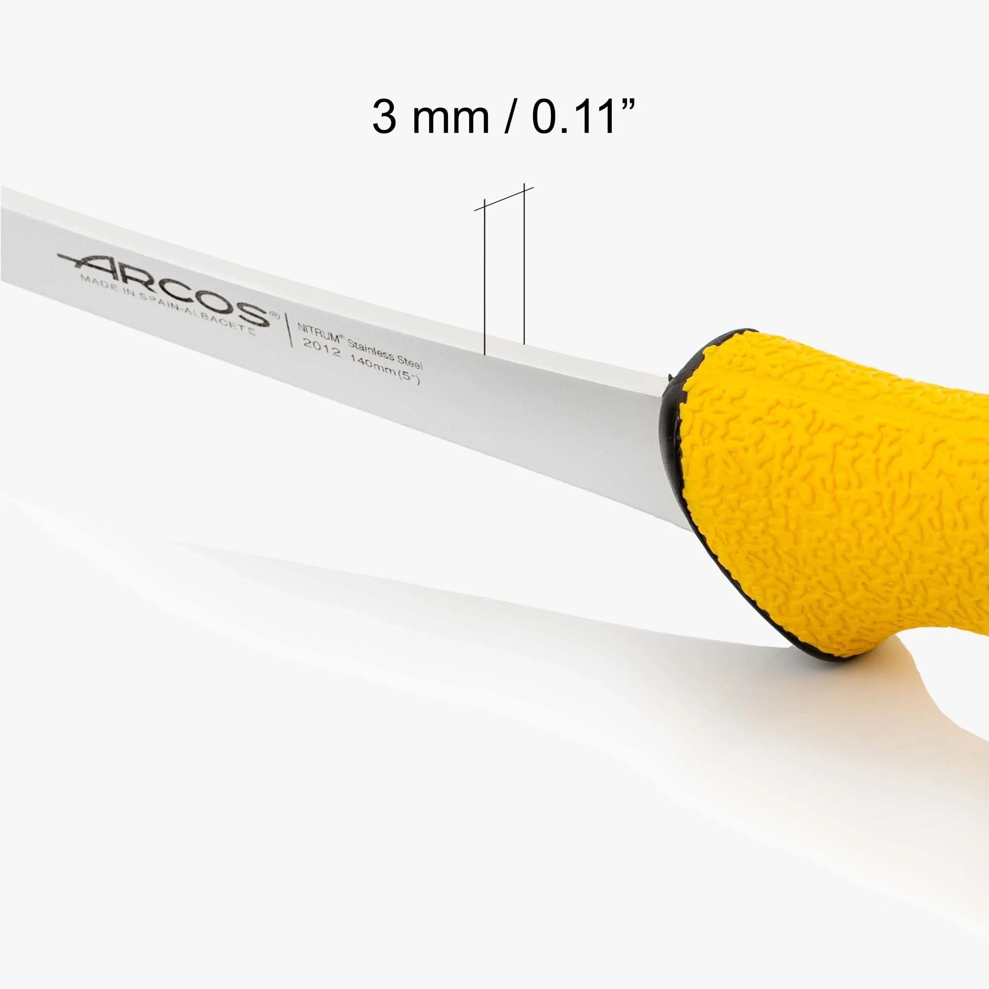 Faca Desossar Rígida 140 mm com Ponta Biselada para Cozinha Profissional
