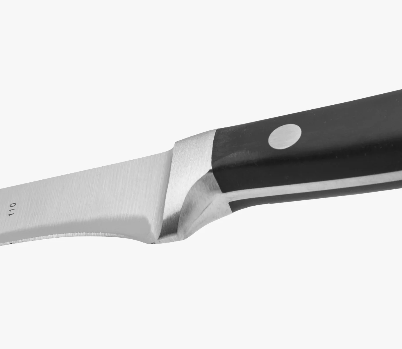 Faca Jamoneira 300 mm Aço Inoxidável Forjado NITRUM Cabo POM Preto