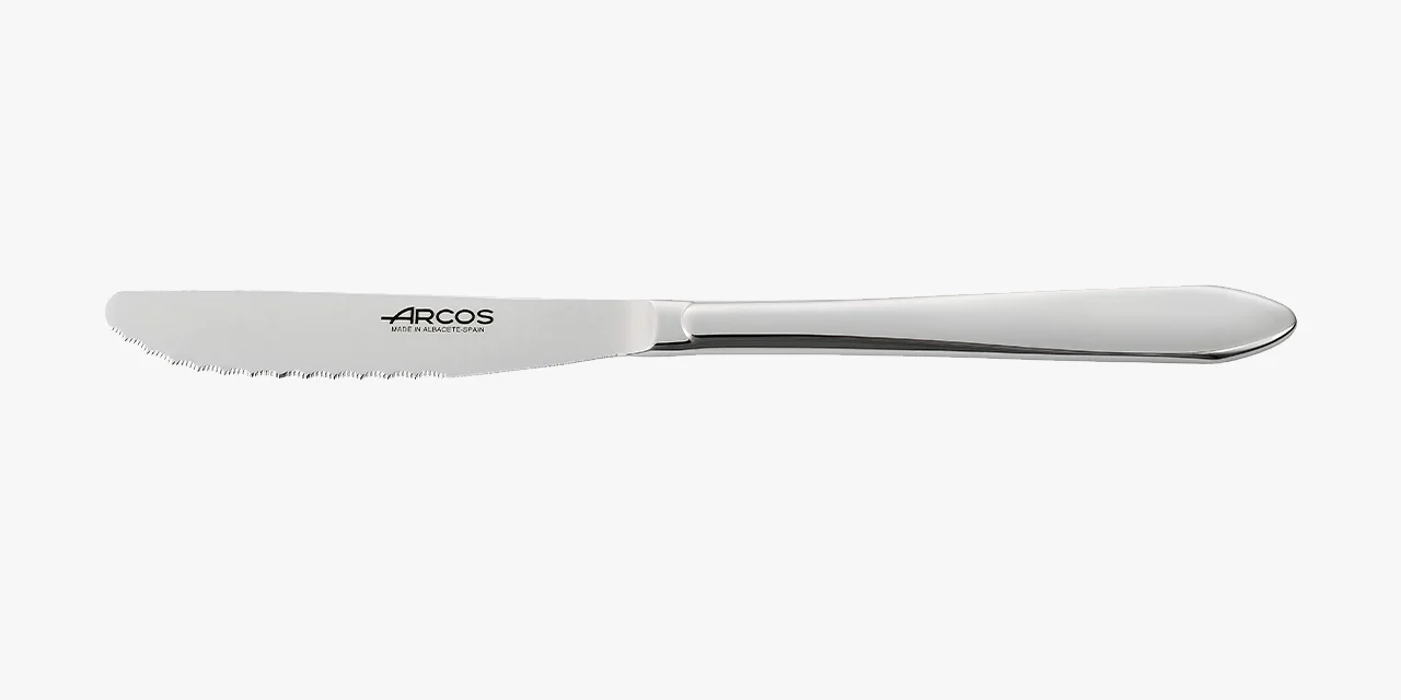 Faca de Mesa em Aço Inoxidável 100 mm, Lâmina Microperfurada