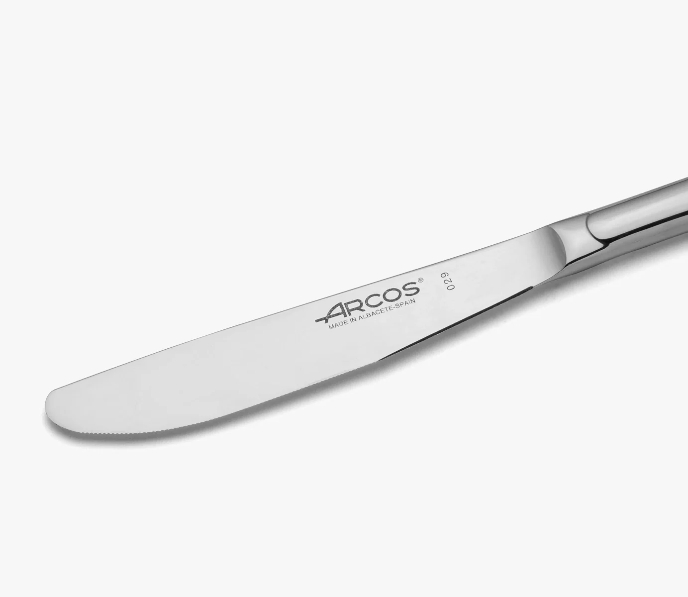 Faca de Mesa 100 mm Lâmina em Aço Inoxidável Monobloco