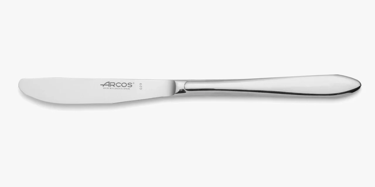 Faca de Mesa 100 mm Lâmina em Aço Inoxidável Monobloco