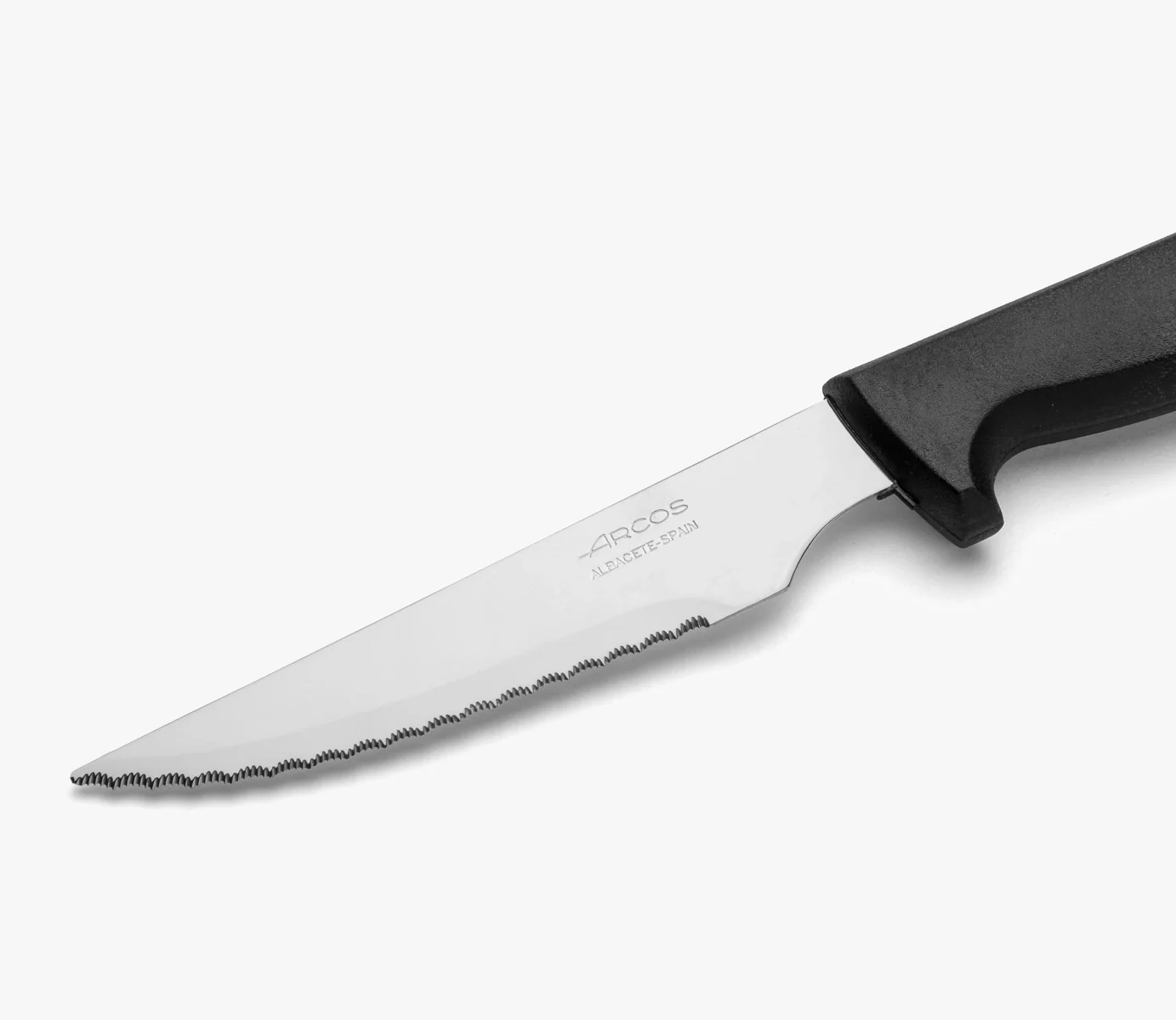 Faca de Mesa 115 mm Aço Inoxidável NITRUM Cabo Polipropileno Preto