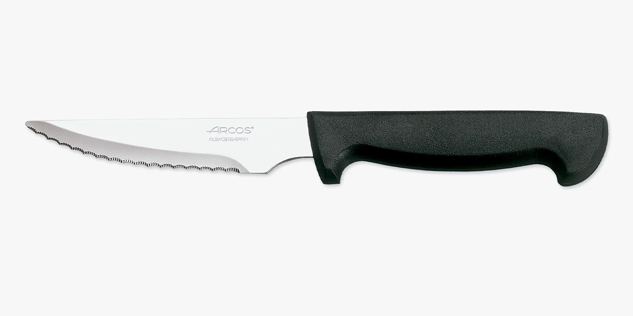 Faca de Mesa 115 mm Aço Inoxidável NITRUM Cabo Polipropileno Preto