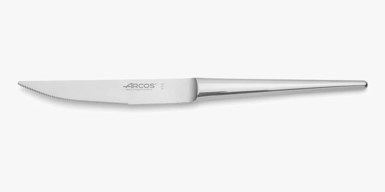 Faca de Mesa para Carne Monobloco Inox 115 mm